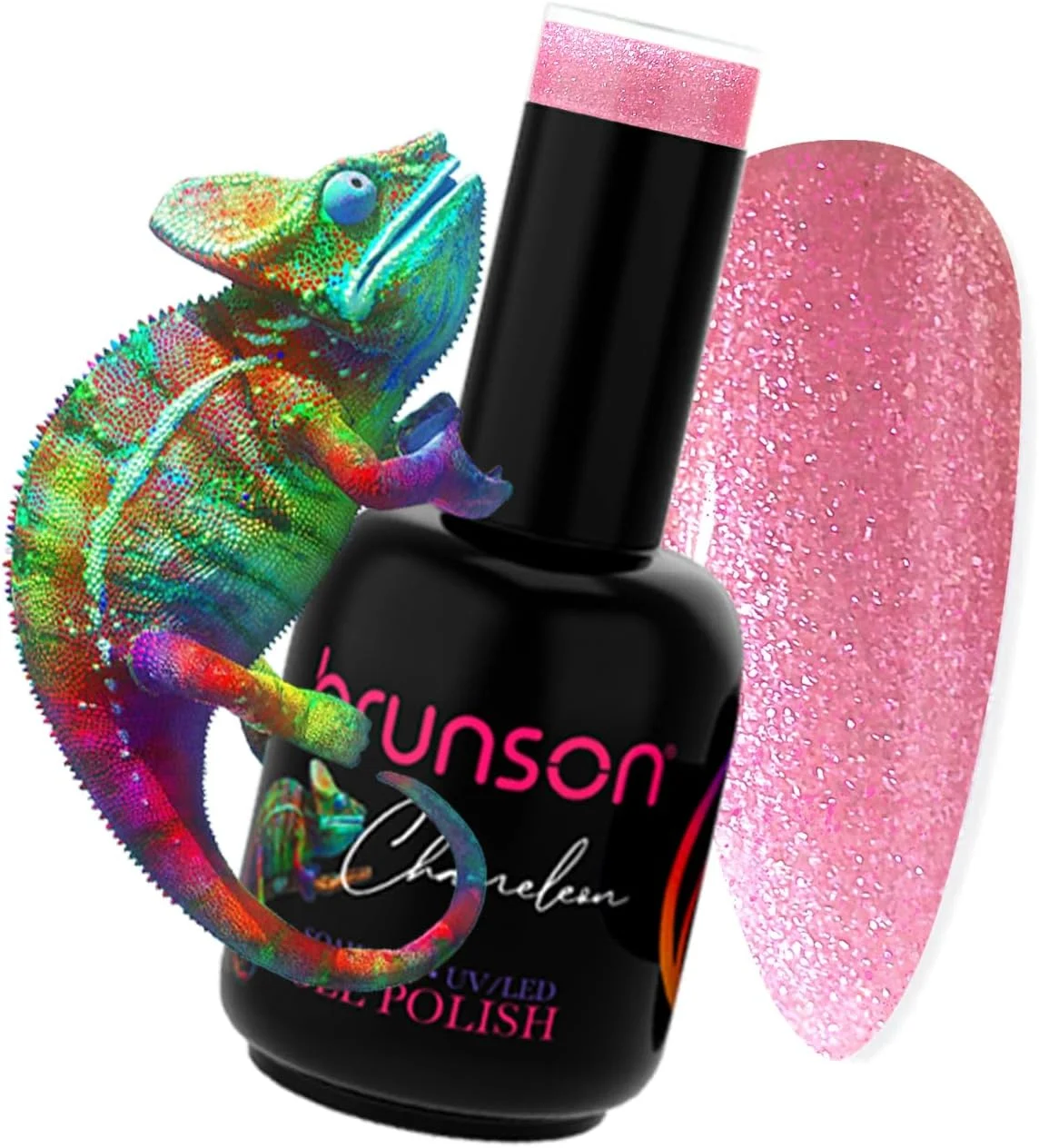 لاک ژل ناخن هوشمند برانسون، لاک ژل ناخن خیس شده، لاک ژل UV/LED، لاک ژل ناخن آفتاب پرست با ماندگاری طولانی، ست لاک ژل مانیکور با درخشش بالا P6031B