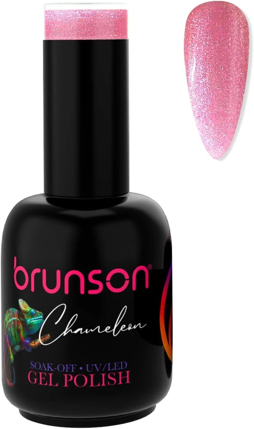 لاک ژل ناخن هوشمند برانسون، لاک ژل ناخن خیس شده، لاک ژل UV/LED، لاک ژل ناخن آفتاب پرست با ماندگاری طولانی، ست لاک ژل مانیکور با درخشش بالا P6031B