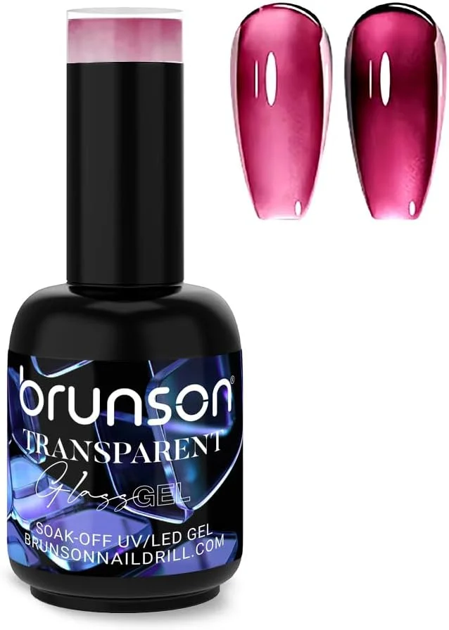 لاک ژل ژله ای 18 میلی لیتر – اثر شیشه ای شفاف، خیساندن با UV LED، ماندگاری طولانی، براقیت بالا، بدون لب پر شدن، استفاده آسان، طراحی ناخن سالنی DIY برای دختران و زنان – هدیه مانیکور پدیکور