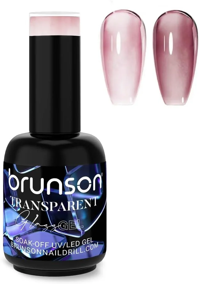 لاک ژل ژله ای 18 میل – جلوه شیشه ای شفاف، خیساندن با UV LED، ماندگاری طولانی، براقیت بالا، بدون لب پر شدن، استفاده آسان، طراحی ناخن سالنی DIY برای دختران و زنان – هدیه مانیکور پدیکور