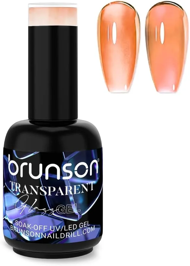 لاک ژل ژله ای 18 میلی لیتر – جلوه شیشه ای شفاف، خیساندن با UV LED، ماندگاری طولانی، براقیت بالا، بدون لب پر شدن، استفاده آسان، طراحی ناخن سالنی DIY برای دختران و زنان – هدیه مانیکور پدیکور