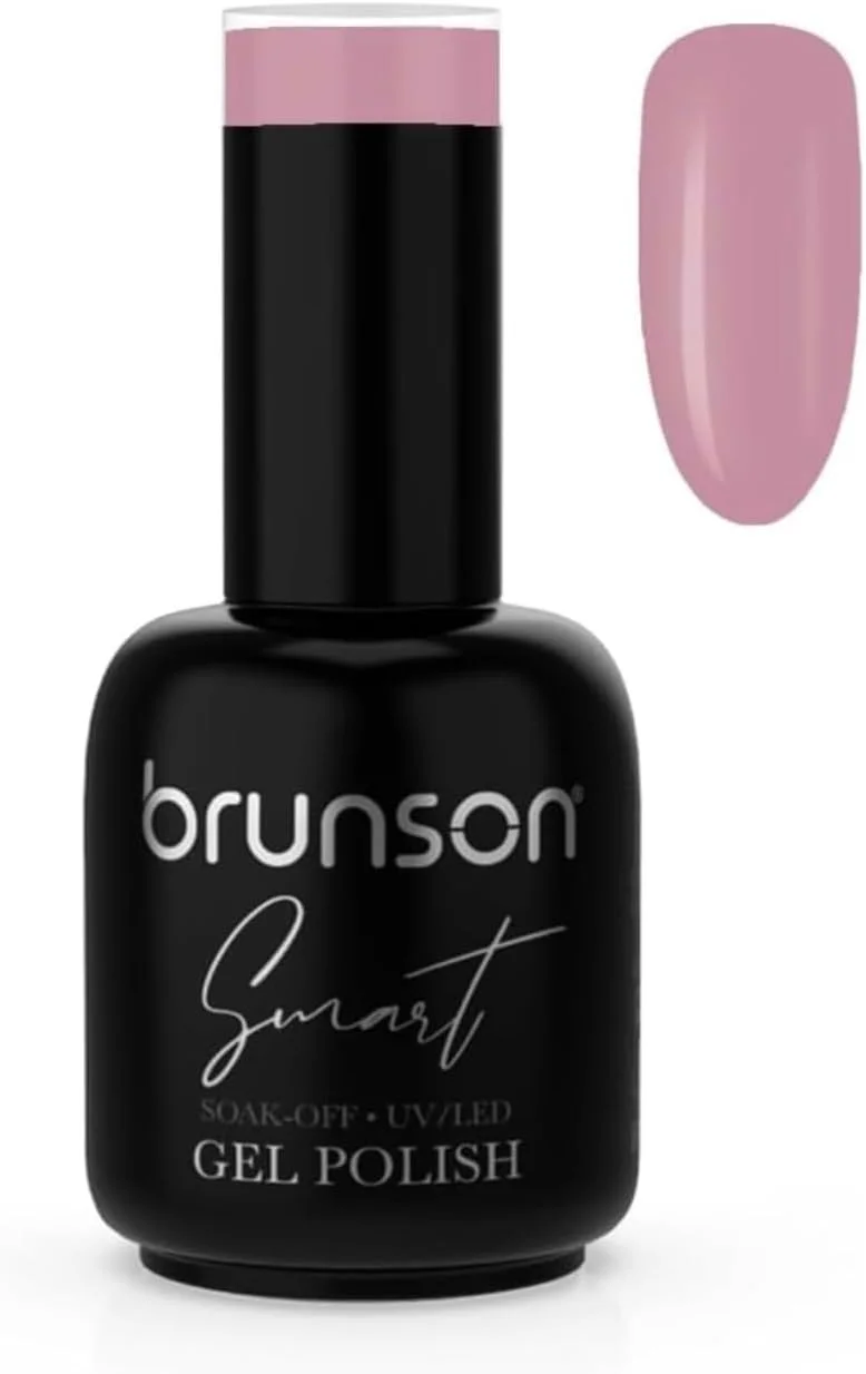 لاک ژل ناخن برونسون 18 میلی لیتر – لاک ژل یو وی ال ای دی با ماندگاری طولانی برای مانیکور حرفه ای و خانگی – براق، مقاوم در برابر لب پر شدن، استفاده آسان