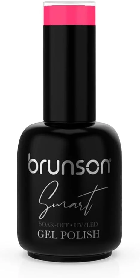 لاک ژل ناخن برونسون 18 میلی لیتر – لاک ژل UV LED با ماندگاری طولانی برای مانیکور حرفه ای و خانگی – براق، مقاوم در برابر لب پر شدن، استفاده آسان