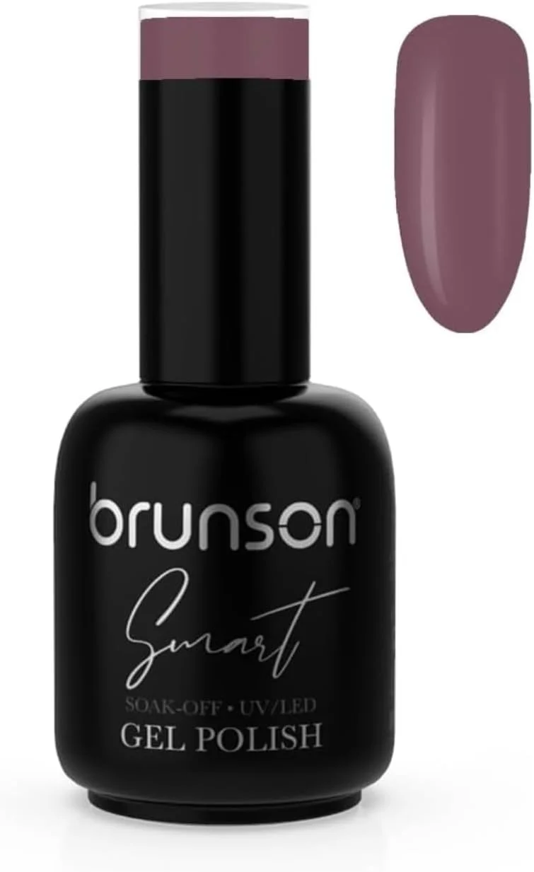لاک ژل ناخن برونسون 18 میلی لیتر – لاک ژل یو وی ال ای دی با ماندگاری طولانی برای مانیکور حرفه ای و خانگی – براق، مقاوم در برابر لب پر شدن، استفاده آسان