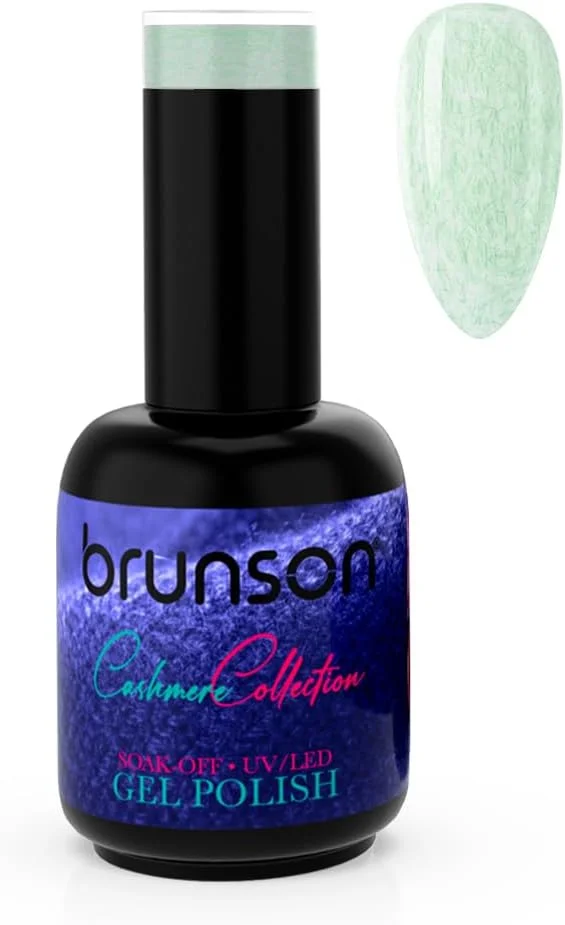 لاک ژل کشمیری برونسون - لاک ژل ناخن یو وی ال ای دی برای مانیکور و پدیکور، هنر ناخن ماندگار، کیفیت سالن حرفه ای (P003010G)