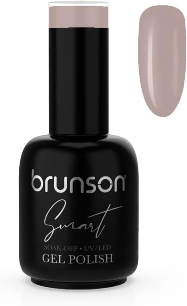 لاک ژل ناخن برونسون 18 میلی لیتر – لاک ژل یو وی ال ای دی با ماندگاری طولانی برای مانیکور حرفه ای و خانگی – براق، مقاوم در برابر لب پر شدن، استفاده آسان