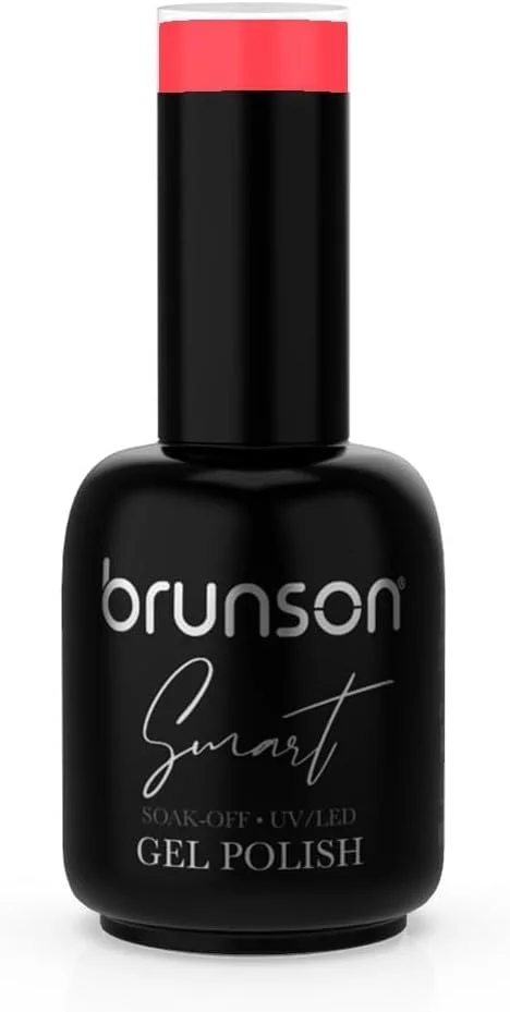 لاک ژل ناخن برونسون 18 میلی لیتر – لاک ژل یو وی ال ای دی با ماندگاری طولانی برای مانیکور حرفه ای و خانگی – براق، مقاوم در برابر لب پر شدن، استفاده آسان