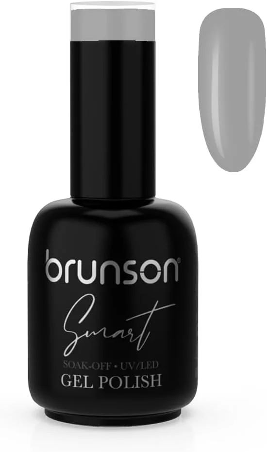 لاک ژل ناخن برونسون 18 میلی لیتر – لاک ژل یو وی ال ای دی با ماندگاری طولانی برای مانیکور حرفه ای و خانگی – براق، مقاوم در برابر لب پر شدن، استفاده آسان
