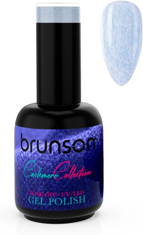 لاک ژل ناخن برانسون، لاک ژل پاستلی مناسب طراحی ناخن، قابل برداشتن با خیساندن، لاک ژل یو وی ال ای دی 15 میل P003017G