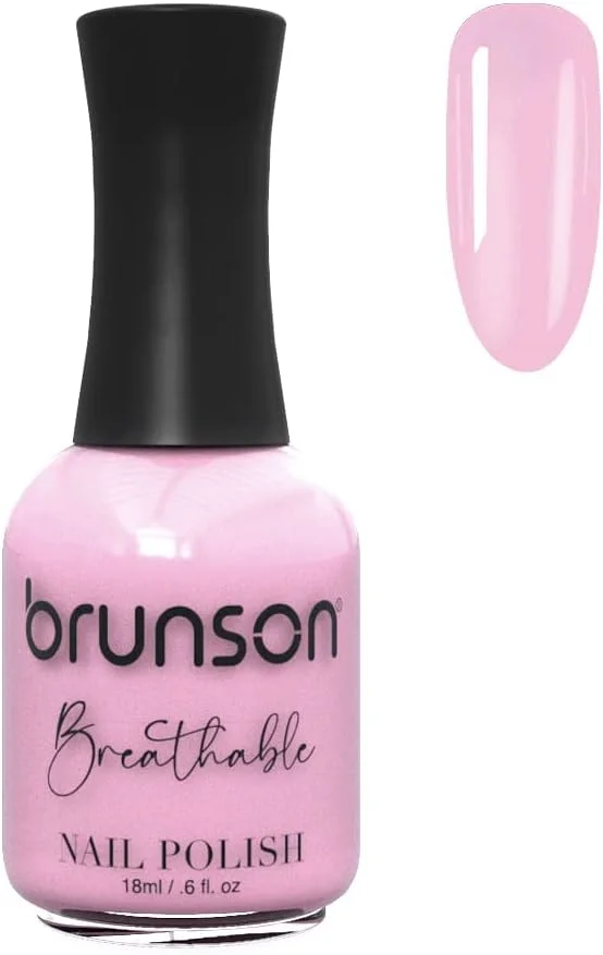 لاک ناخن قابل تنفس برونسون، لاک ناخن حلال، مناسب وضو، خشک شدن سریع، وگان، ماندگاری طولانی، لایه برداری آسان، سازگار با محیط زیست، ارگانیک، براق، پایه آب، لاک ناخن 18 میلی لیتر BH173