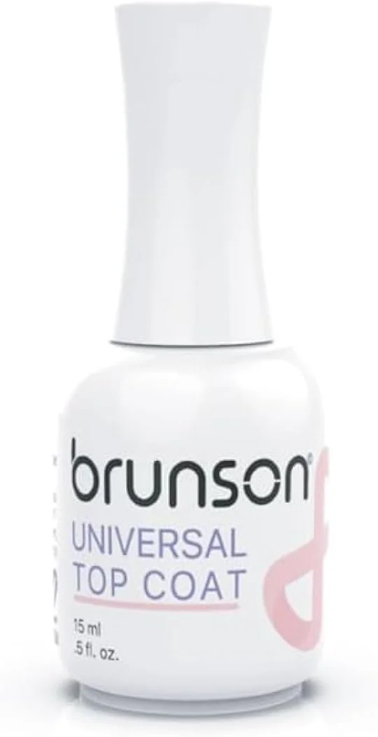 لاک ژل تاپ کت براق کننده ناخن برانسون، 18 میلی لیتر، لاک ژل تاپ کت شفاف، لاک ژل تاپ کت بدون نیاز به تمیز کردن، قابل استفاده با LED/UV، ست لاک ژل