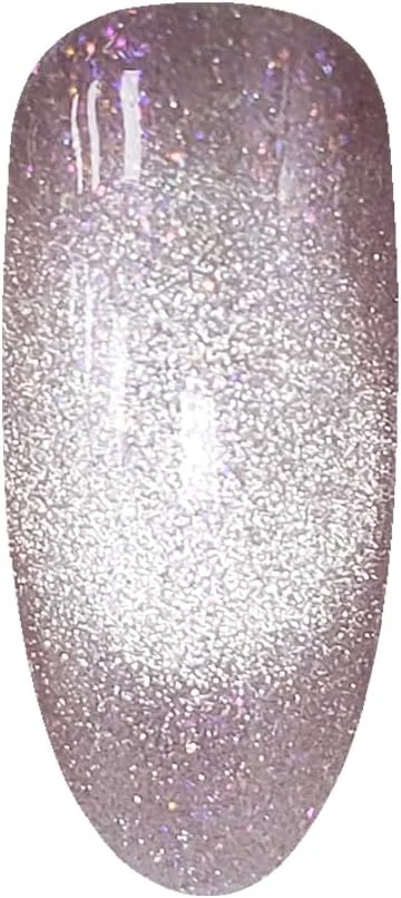 لاک ژل ناخن چشم گربه ای نه بعدی ستاره خوش شانس برونسون 18 میلی لیتر - براق کننده هولوگرافیک، لاک ژل بادوام، ژل خیساندنی UV/LED با کیفیت سالن برای استفاده آسان از هنر ناخن (SF-A-BLS9D11, 18)