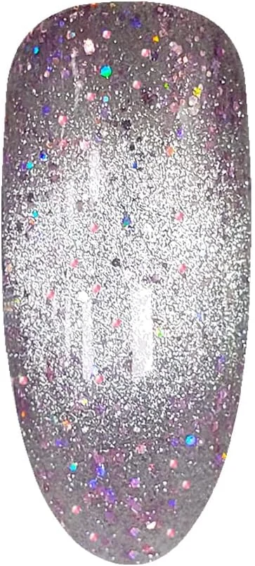 لاک ژل ناخن چشم گربه ای نه بعدی ستاره خوش شانس برونسون 18 میلی لیتر - درخشش هولوگرافیک، لاک ژل بادوام، ژل خیساندنی UV/LED با کیفیت سالن برای استفاده آسان در طراحی ناخن (SF-A-BLS9D05, 18)