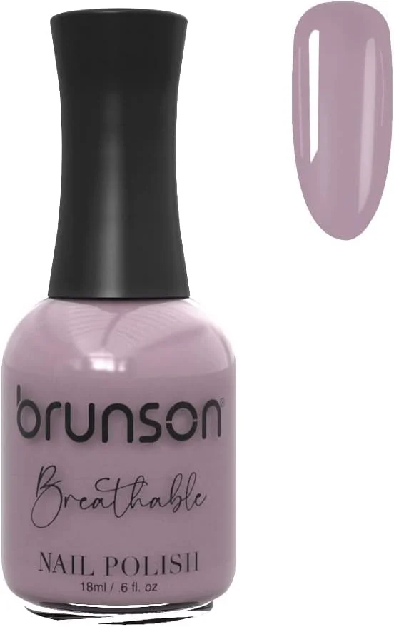 لاک ناخن قابل تنفس برونسون، لاک ناخن حلال، مناسب وضو، خشک شدن سریع، وگان، ماندگاری طولانی اما به راحتی جدا می شود و سازگار با محیط زیست، ارگانیک، براق، پایه آب، لاک ناخن 18 میلی لیتر BH078