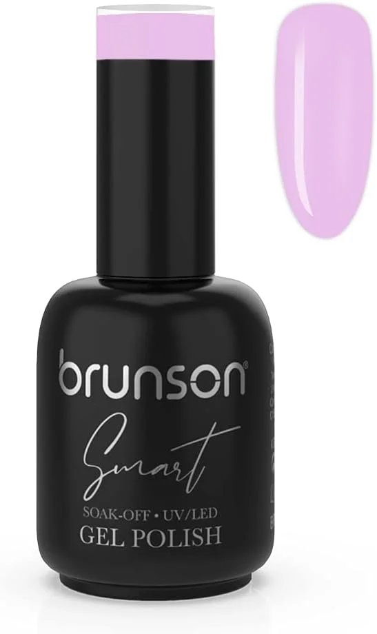 لاک ژل ناخن بدون بو و حلال، خشک شدن زیر لامپ UV/LED، لاک ژل ناخن با ماندگاری طولانی، مناسب برای طراحی ناخن در خانه، براق و با کیفیت مدل BSM017