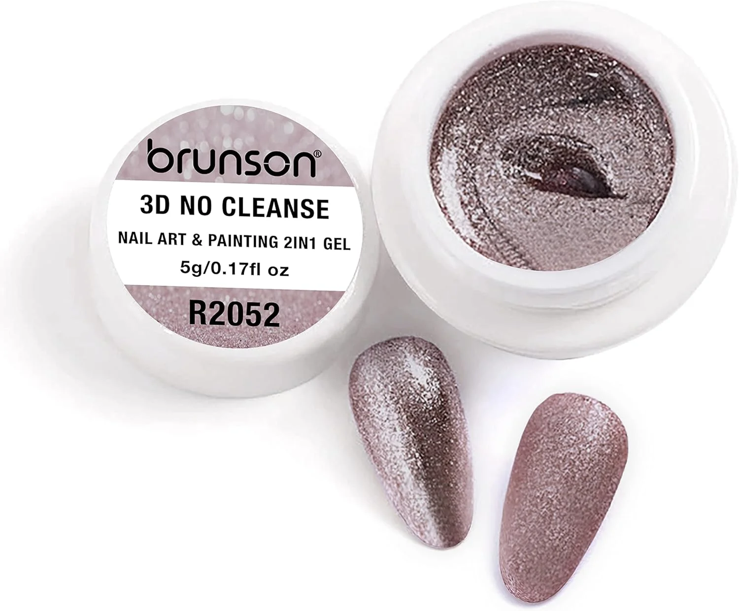 مجموعه لاک ژل ناخن LED UV برانسون، مناسب برای مانیکور، طراحی ناخن نیمه دائم، ژل های رنگی خالص