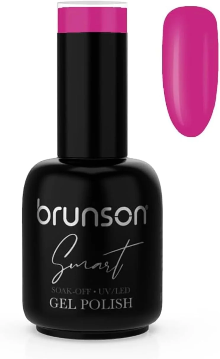 لاک ژل ناخن برونسون 18 میلی لیتر – لاک ژل یو وی ال ای دی با ماندگاری طولانی مناسب برای مانیکور حرفه ای و خانگی – براق، مقاوم در برابر لب پر شدن، استفاده آسان