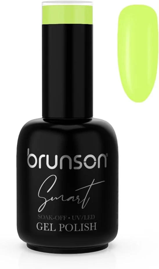 لاک ژل ناخن برونسون 18 میلی لیتر – لاک ژل یو وی ال ای دی با ماندگاری طولانی برای مانیکور حرفه ای و خانگی – براق، مقاوم در برابر لب پر شدن، استفاده آسان