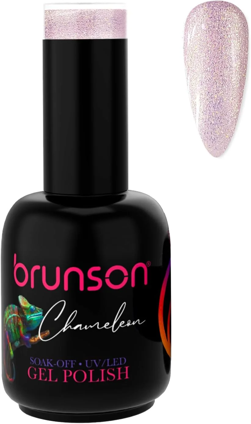 لاک ژل ناخن برانسون، لاک ژل خیساندنی UV/LED، ماندگاری طولانی، مقاوم در برابر لب پر شدن، 15 میلی لیتر P6023B