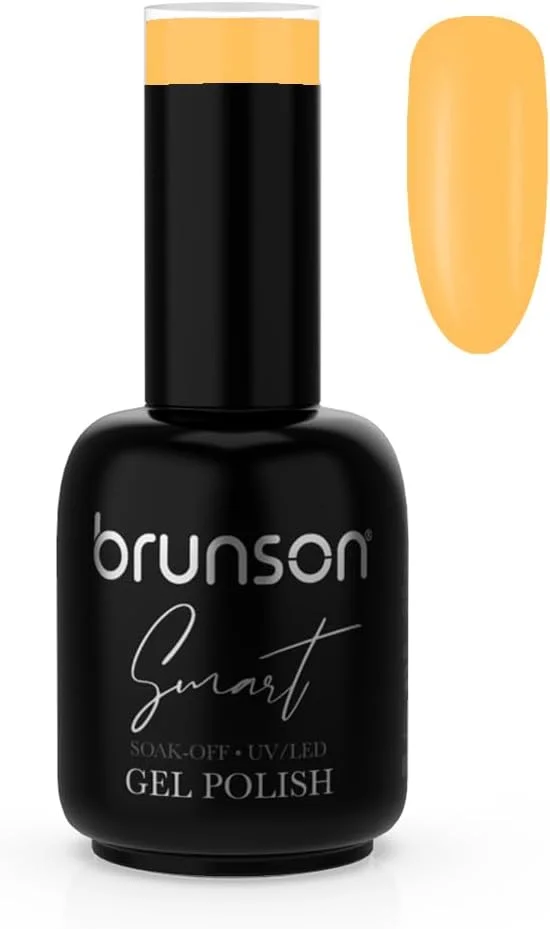 لاک ژل ناخن برونسون 18 میلی لیتر – لاک ژل یو وی ال ای دی با ماندگاری طولانی برای مانیکور حرفه ای و خانگی – براق، مقاوم در برابر لب پر شدن، استفاده آسان