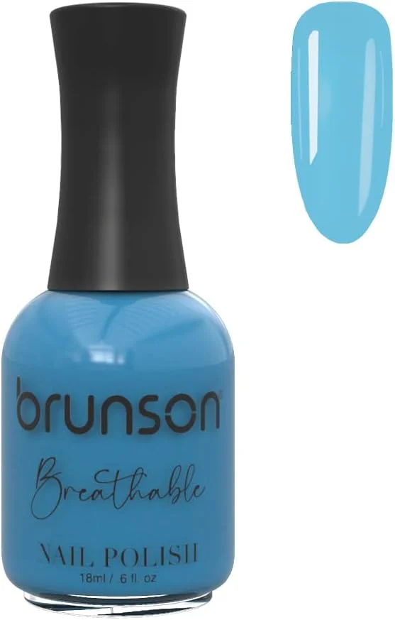لاک ناخن قابل تنفس برونسون، لاک ناخن حلال، سازگار با وضو، خشک شدن سریع، وگان، ماندگاری طولانی اما به راحتی جدا می شود و لاک ناخن براق، سازگار با محیط زیست، ارگانیک، پایه آب 18 میلی لیتر BH230