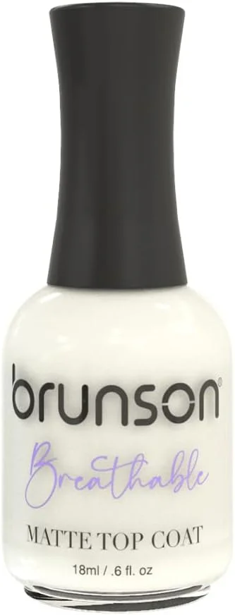 لاک ناخن قابل تنفس برانسون، لاک ناخن دوستدار وضو، وگان، ماندگاری طولانی با قابلیت جدا شدن آسان، سازگار با محیط زیست، براق، پایه آب، لاک ناخن، تاپ کت مات BBHMTC