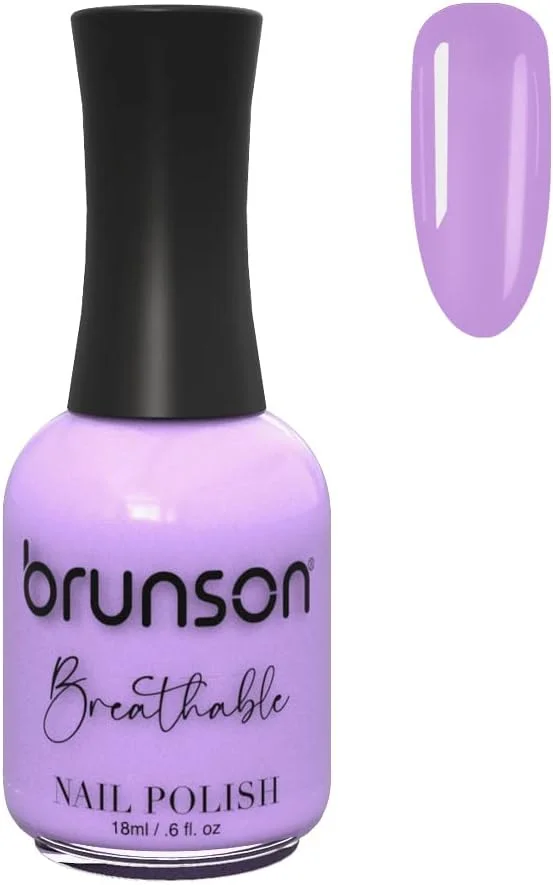 لاک ناخن قابل تنفس برونسون، لاک ناخن دوستدار وضو، خشک شدن سریع، وگان، ماندگاری طولانی اما به راحتی جدا می شود و سازگار با محیط زیست، براق، پایه آب، لاک ناخن 18 میلی لیتر BH198