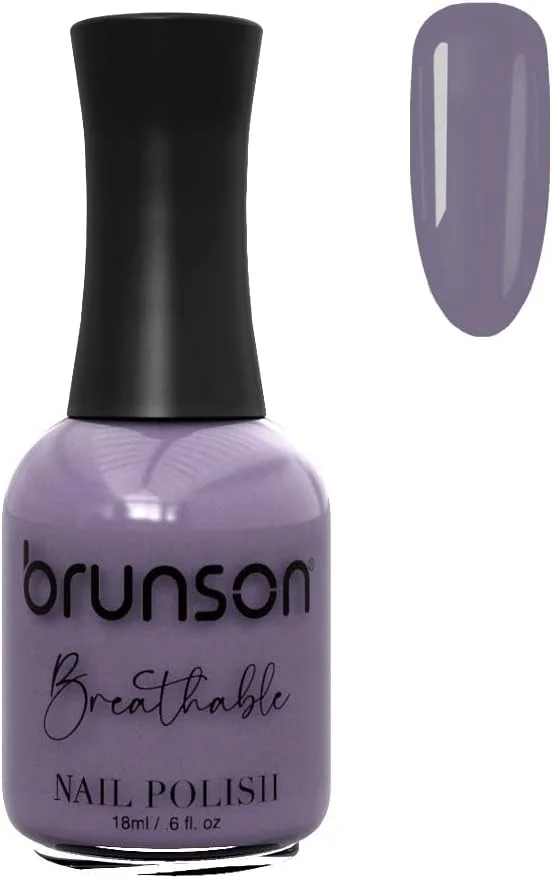 لاک ناخن قابل تنفس برونسون، لاک ناخن حلال، مناسب وضو، خشک شدن سریع، وگان، ماندگاری طولانی، لایه برداری آسان، سازگار با محیط زیست، ارگانیک، براق، پایه آب، لاک ناخن 18 میلی لیتر BH283
