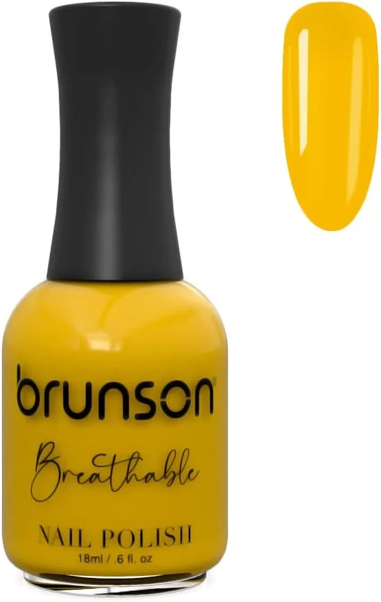 لاک ناخن قابل تنفس برونسون، لاک ناخن دوستدار وضو، خشک شدن سریع، وگان، ماندگاری طولانی، لایه برداری آسان، سازگار با محیط زیست، براق، پایه آب، لاک ناخن 18 میلی لیتر BH319
