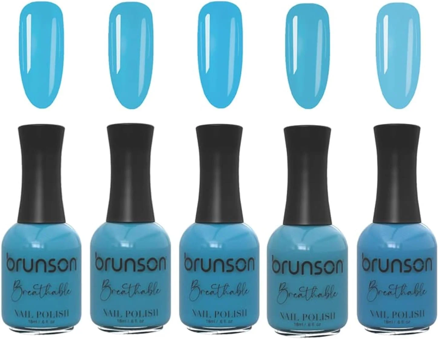 لاک ناخن قابل تنفس برانسون، لاک ناخن حلال، مناسب وضو، خشک‌شونده سریع، وگان، ماندگاری طولانی با قابلیت جدا شدن آسان، سازگار با محیط زیست، براق، پایه آب BBWB