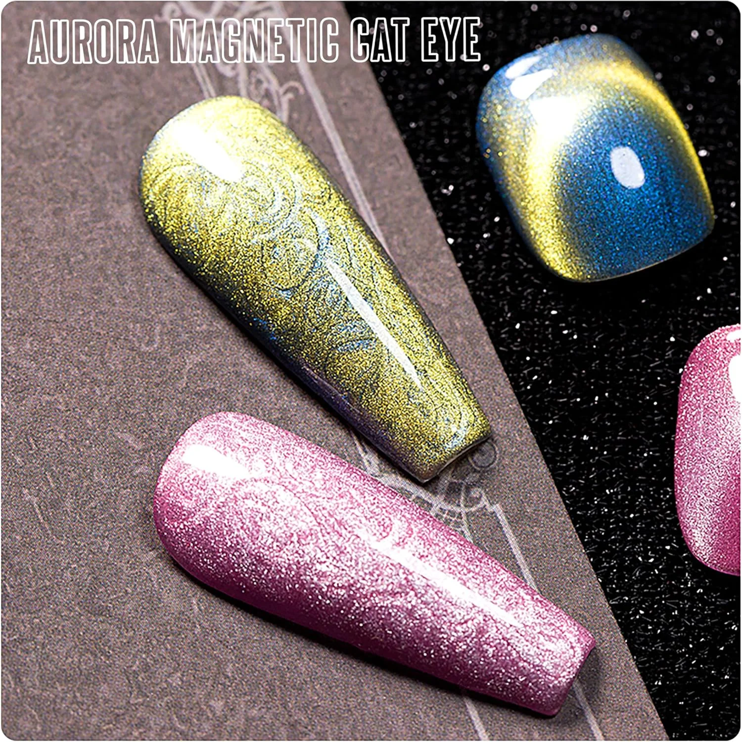 لاک ژل ناخن ۱۸ میل، لاک ژل چشم گربه ای مغناطیسی آرورا با ماندگاری بالا، رنگ طبیعی براق، لاک ژل خیساندنی حرفه ای UV LED، طراحی ناخن و مانیکور (BAMC016, 18) لاک ژل ناخن ۱۸ میل، لاک ژل چشم گربه ای مغناطیسی آرورا با ماندگاری بالا، رنگ طبیعی براق، لاک ژل خیساندنی حرفه ای UV LED، طراحی ناخن و مانیکور (BAMC016, 18)