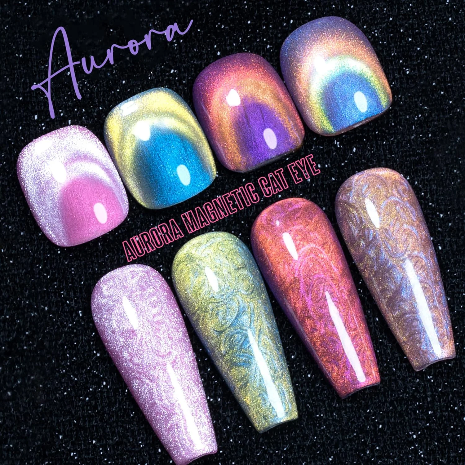 لاک ژل ناخن ۱۸ میل، لاک ژل چشم گربه ای مغناطیسی رنگین کمانی با ماندگاری بالا، رنگ طبیعی براق، لاک ژل خیساندنی حرفه ای UV LED، طراحی ناخن و مانیکور (BAMC003, 18) لاک ژل ناخن ۱۸ میل، لاک ژل چشم گربه ای مغناطیسی رنگین کمانی با ماندگاری بالا، رنگ طبیعی براق، لاک ژل خیساندنی حرفه ای UV LED، طراحی ناخن و مانیکور (BAMC003, 18)