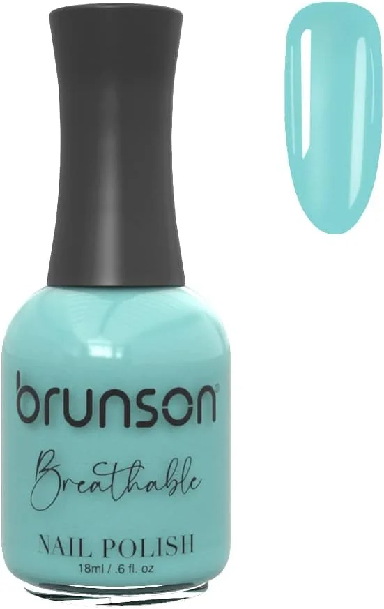 لاک ناخن گیاهی برانسون، قابل تنفس، نفوذپذیر به آب و هوا برای ناخن های سالم | لاک ناخن حلال 18 میلی لیتر BH323