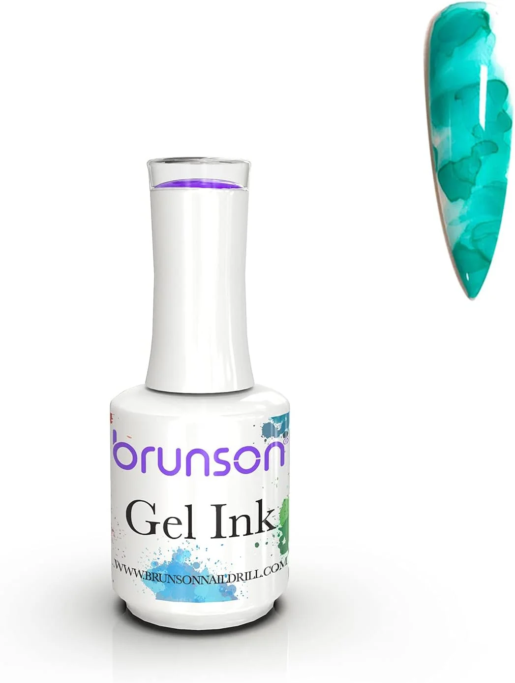 لاک ژل ناخن برونسون، جوهر آبرنگی جادویی برای طراحی گل، طرح مرمری، مانیکور، پدیکور و هنر ناخن، 15 میلی لیتر لاک ژل ناخن برونسون، جوهر آبرنگی جادویی برای طراحی گل، طرح مرمری، مانیکور، پدیکور و هنر ناخن، 15 میلی لیتر