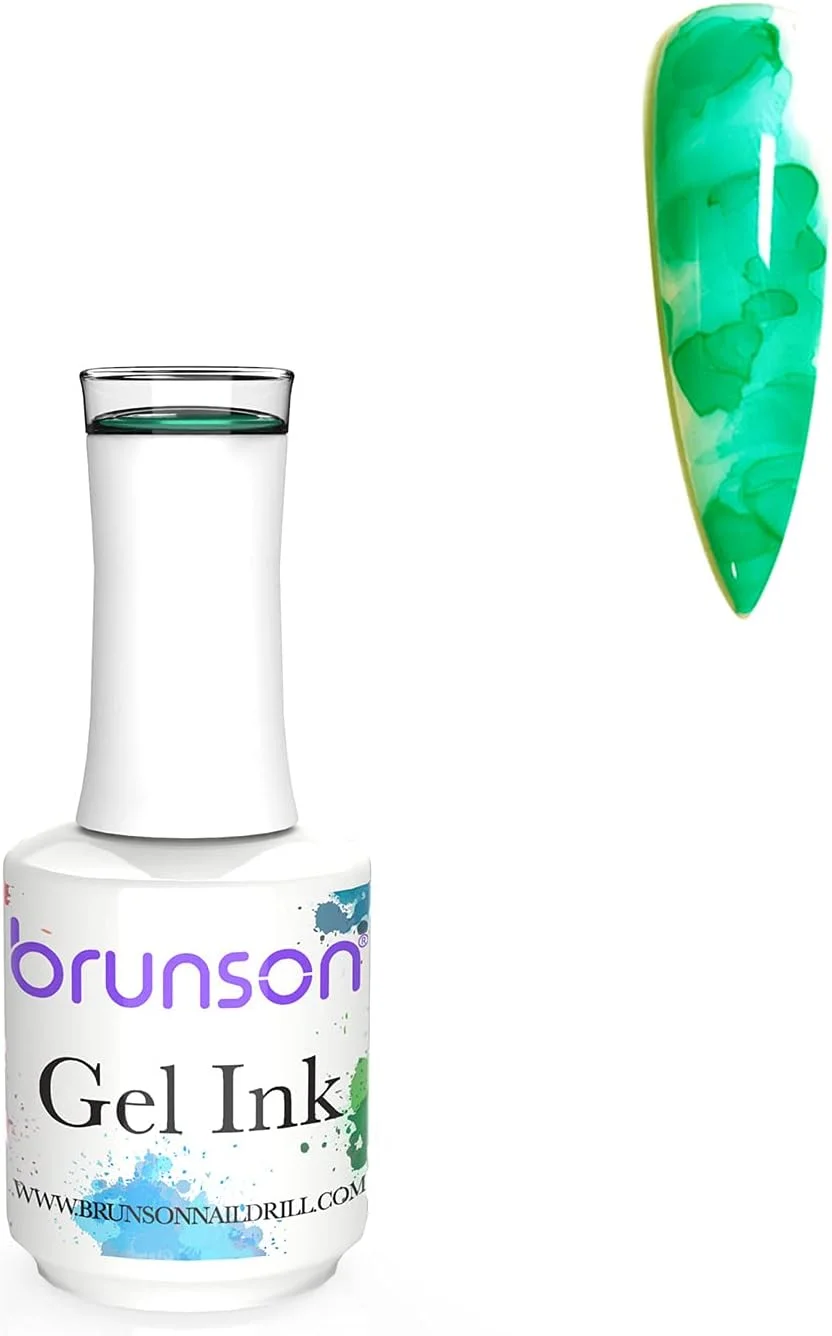 لاک ژل ناخن برونسون، جوهر آبرنگی جادویی برای طراحی گل، طرح مرمری، مانیکور پدیکور و هنر ناخن، 15 میلی لیتر