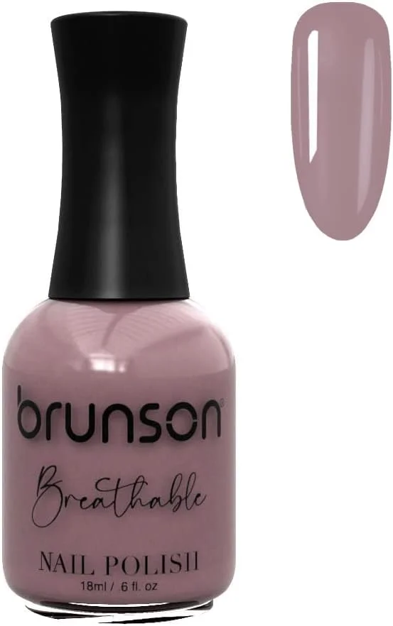 لاک ناخن قابل تنفس برونسون، لاک ناخن حلال، مناسب وضو، خشک شدن سریع، وگان، ماندگاری طولانی، لایه برداری آسان، سازگار با محیط زیست، براق، پایه آب، لاک ناخن 18 میلی لیتر BH083