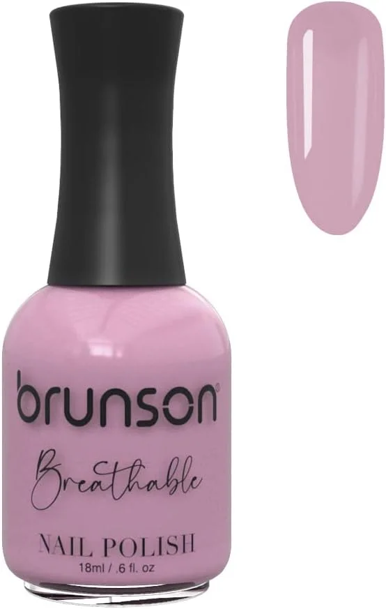 لاک ناخن قابل تنفس برانسون، لاک ناخن حلال، مناسب وضو، خشک شدن سریع، وگان، ماندگاری طولانی، لایه برداری آسان، سازگار با محیط زیست، ارگانیک، براق، پایه آب، لاک ناخن 18 میلی لیتر BH280