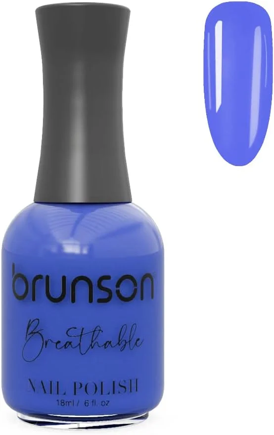 لاک ناخن قابل تنفس برونسون، لاک ناخن حلال، مناسب وضو، خشک شدن سریع، وگان، ماندگاری طولانی اما به راحتی جدا می شود و لاک ناخن براق ارگانیک سازگار با محیط زیست بر پایه آب 18 میلی لیتر BH229