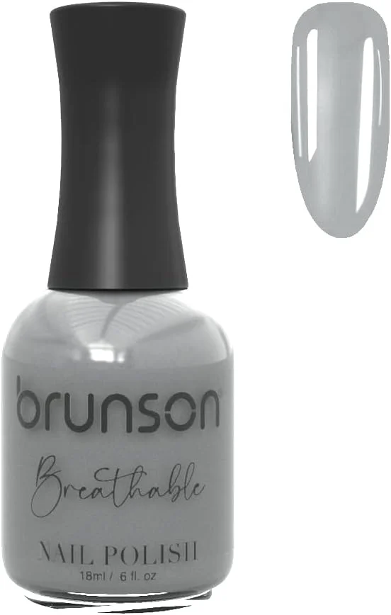 لاک ناخن قابل تنفس برونسون، لاک ناخن دوستدار وضو، خشک شدن سریع، وگان، ماندگاری طولانی، لایه برداری آسان و سازگار با محیط زیست، براق، پایه آب، لاک ناخن 18 میلی لیتر BH236