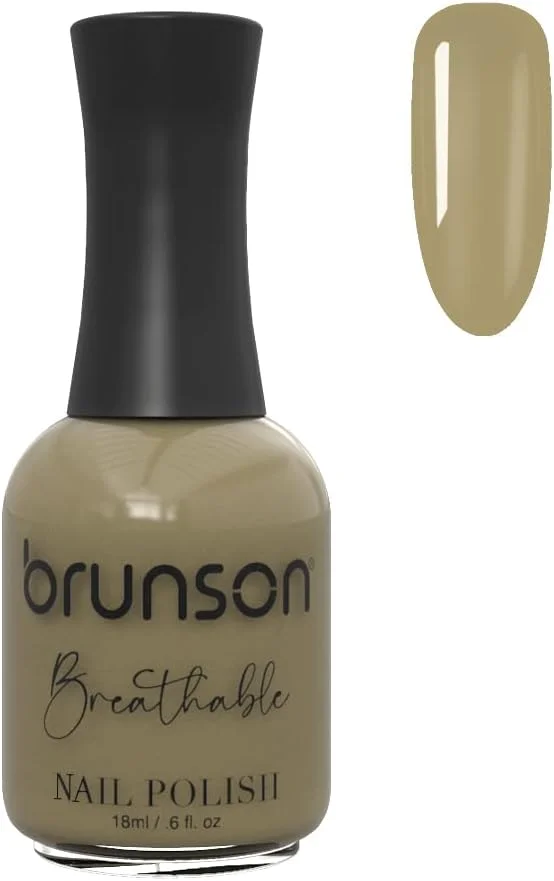 لاک ناخن قابل تنفس برونسون، لاک ناخن حلال، مناسب وضو، خشک شدن سریع، وگان، ماندگاری طولانی، لایه برداری آسان، سازگار با محیط زیست، ارگانیک، براق، پایه آب، لاک ناخن 18 میلی لیتر BH235