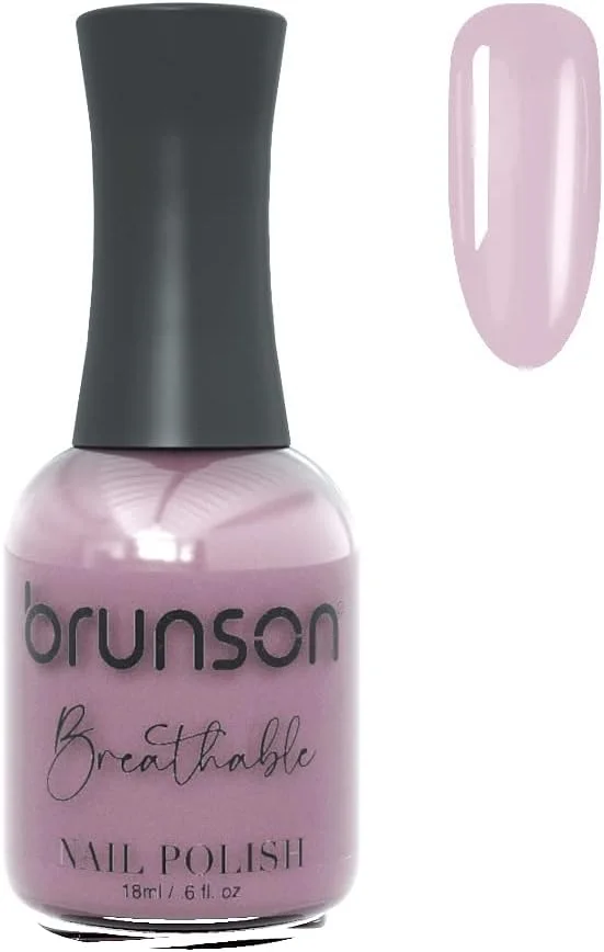 لاک ناخن قابل تنفس برونسون، لاک ناخن حلال، مناسب وضو، خشک شدن سریع، وگان، ماندگاری طولانی اما به راحتی جدا می شود و لاک ناخن براق و سازگار با محیط زیست بر پایه آب 18 میلی لیتر BH285