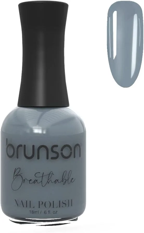 لاک ناخن قابل تنفس برونسون، لاک ناخن حلال، مناسب وضو، خشک شدن سریع، وگان، ماندگاری طولانی، لایه برداری آسان، سازگار با محیط زیست، ارگانیک، براق، پایه آب، لاک ناخن 18 میلی لیتر BH232