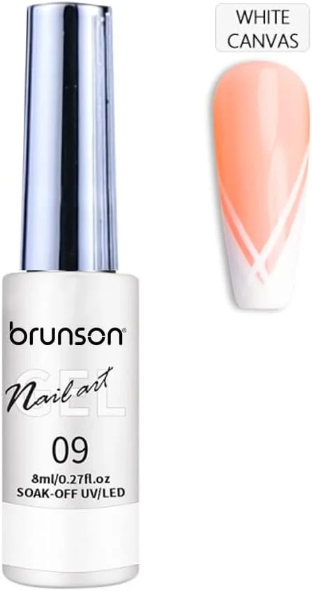 لاک ژل طراحی ناخن برونسون، مناسب طراحی و نقاشی ناخن، نیاز به خشک شدن با دستگاه UV/LED، مناسب استفاده در سالن و طراحی ناخن در خانه