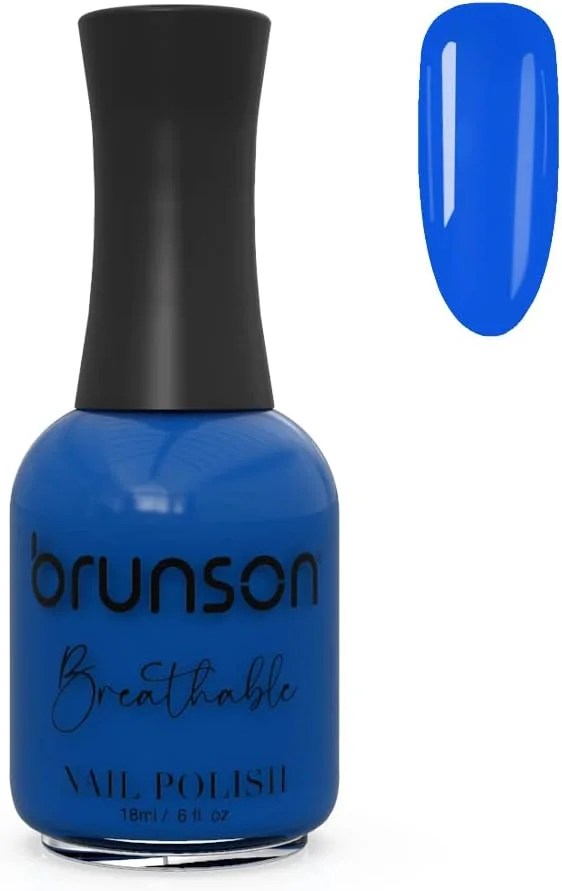 لاک ناخن قابل تنفس برونسون، لاک ناخن حلال، مناسب وضو، خشک شدن سریع، وگان، ماندگاری طولانی اما به راحتی جدا می شود و سازگار با محیط زیست، براق، پایه آب، لاک ناخن 18 میلی لیتر BH379
