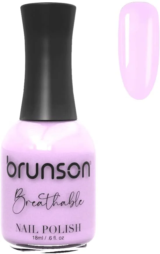 لاک ناخن قابل تنفس برانسون، لاک ناخن حلال، مناسب وضو، خشک شدن سریع، وگان، ماندگاری طولانی، لایه برداری آسان، سازگار با محیط زیست، ارگانیک، براق، پایه آب، لاک ناخن 18 میلی لیتر BH196