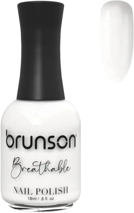 لاک ناخن گیاهی برونسون، قابل تنفس، نفوذپذیر به آب و هوا برای ناخن های سالم | لاک ناخن حلال 18 میلی لیتر BH385