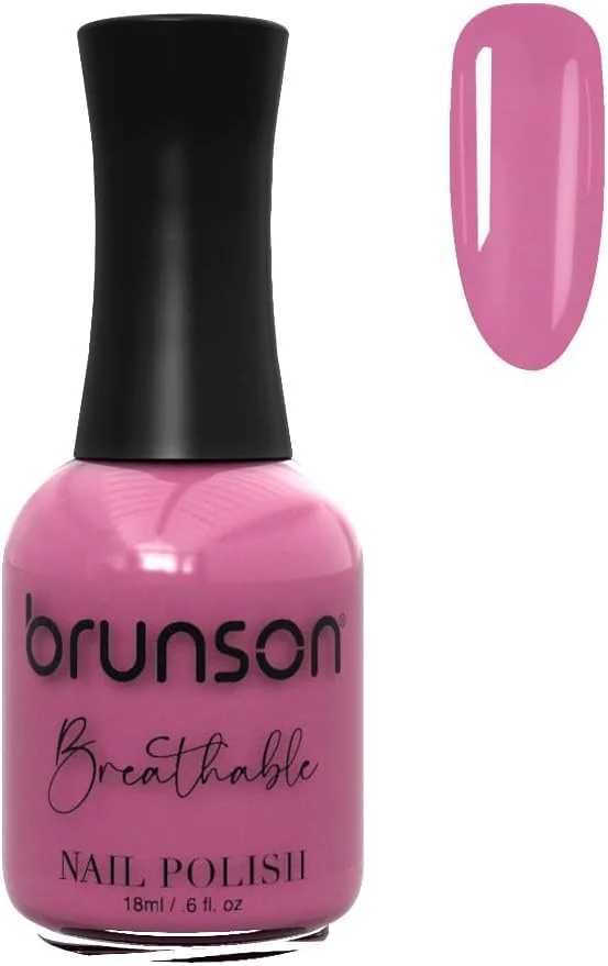 لاک ناخن قابل تنفس برانسون، لاک ناخن حلال، مناسب وضو، خشک شدن سریع، وگان، ماندگاری طولانی، لایه برداری آسان، سازگار با محیط زیست، ارگانیک، درخشش براق، لاک ناخن بر پایه آب 18 میلی لیتر BH135