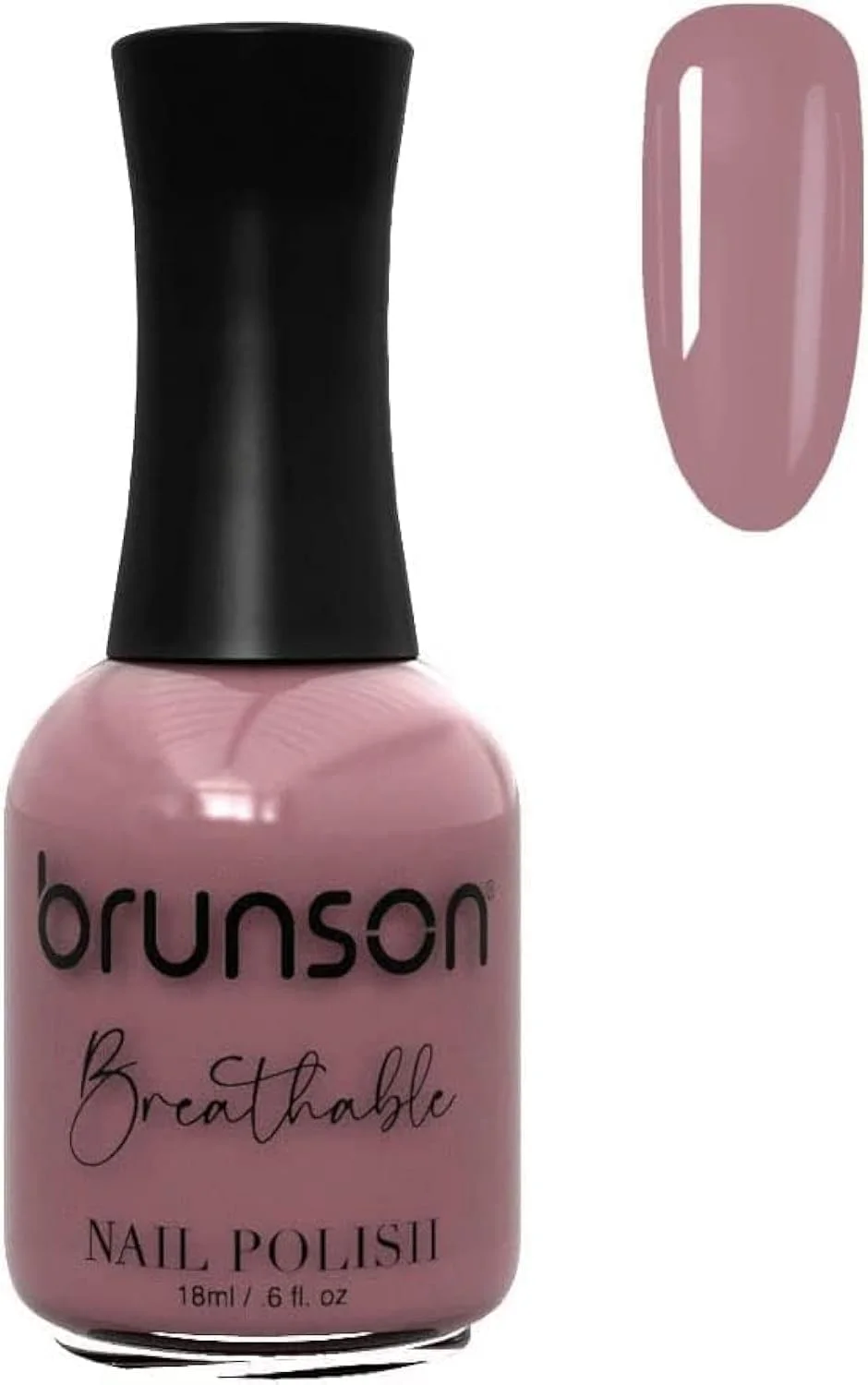 لاک ناخن قابل تنفس برونسون، لاک ناخن دوستدار وضو، خشک شدن سریع، وگان، ماندگاری طولانی اما به راحتی جدا می شود و لاک ناخن براق ارگانیک سازگار با محیط زیست بر پایه آب 18 میلی لیتر BH084