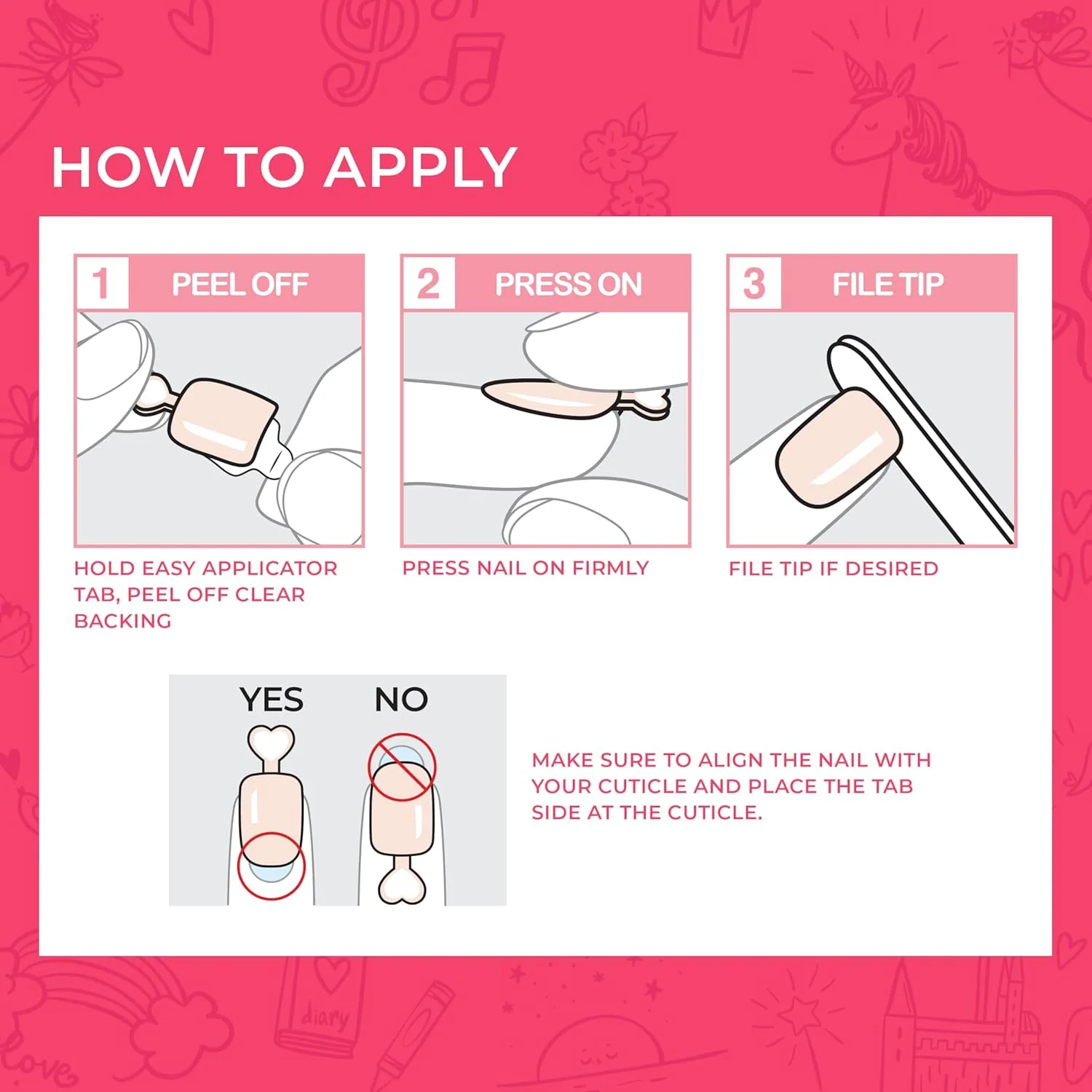 کیت طراحی ناخن بچه گانه KISS imPRESS MINI، ست مانیکور ناخن مصنوعی، 20 ناخن مصنوعی، 6 ناخن تزیینی، 4 برگه استیکر