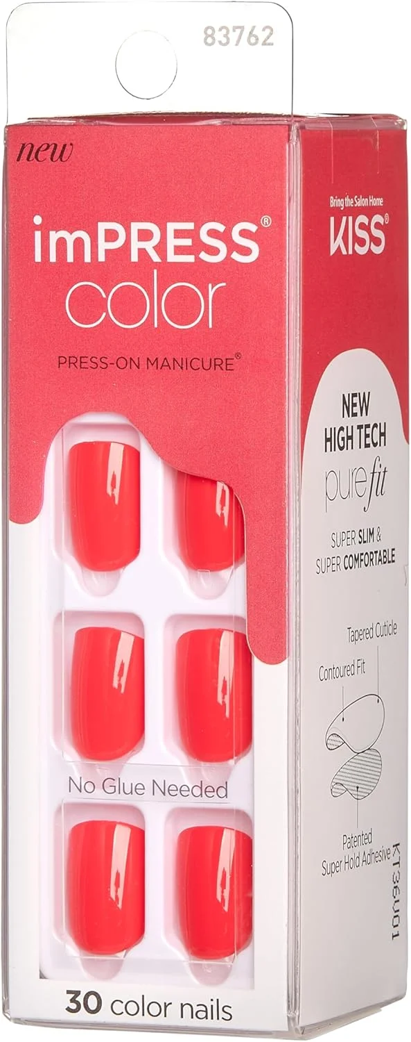 ناخن مصنوعی چسبی imPRESS KISS (Corally Crazy) - مانیکور رنگی، کیت ناخن ژلی، فناوری PureFit، طول کوتاه، رنگ Corally Crazy، مانیکور رنگ ثابت بدون لاک، شامل پد آماده سازی، سوهان کوچک، چوبچه کوتیکول و... ناخن مصنوعی چسبی imPRESS KISS (Corally Crazy) - مانیکور رنگی، کیت ناخن ژلی، فناوری PureFit، طول کوتاه، رنگ Corally Crazy، مانیکور رنگ ثابت بدون لاک، شامل پد آماده سازی، سوهان کوچک، چوبچه کوتیکول و...